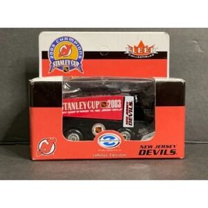 2003‎ Devils Stanley Cup Diecast Truck – Fleer Ltd Ed – Original Box